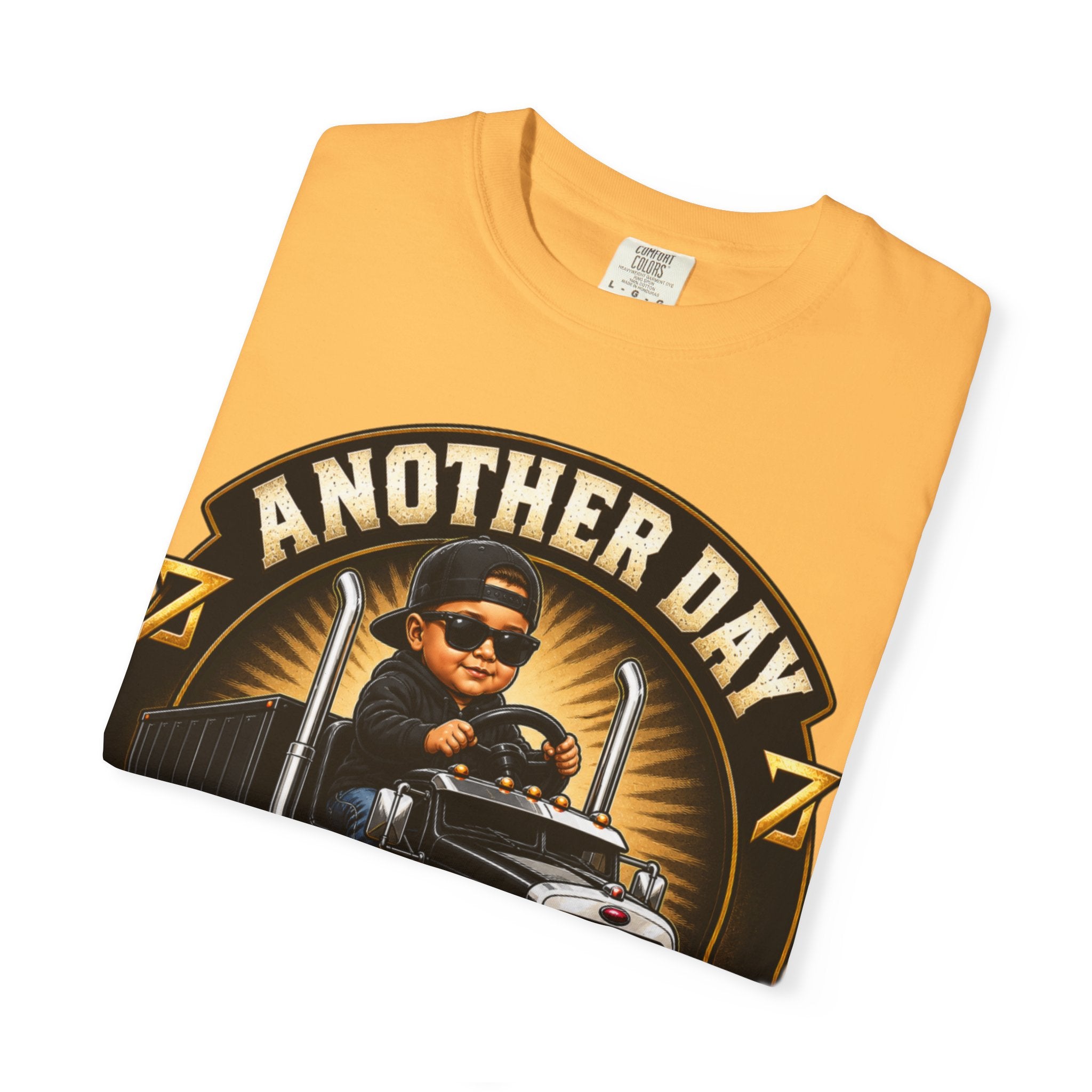 Another Day Another Mile trucker graphic T-Shirt | semi truck driver shirt