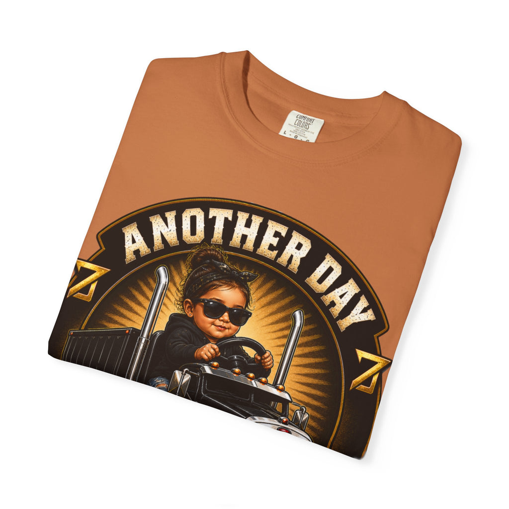Another Day Another Mile trucker graphic T-shirt | Semi Truck Driver tee