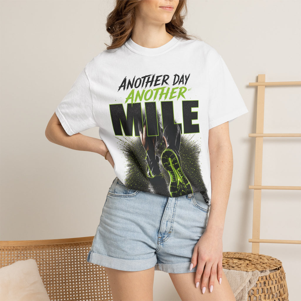 Another Day Another Mile T-Shirt | Running Motivational Graphic