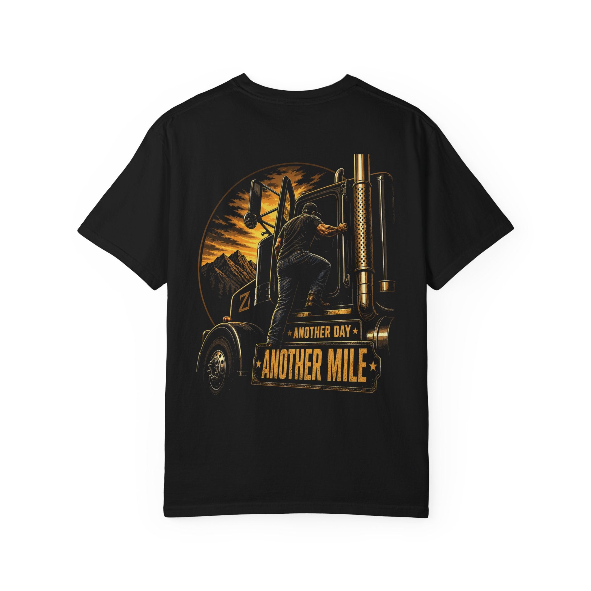 Another Mile trucker graphic T-shirt | vintage semi truck logo