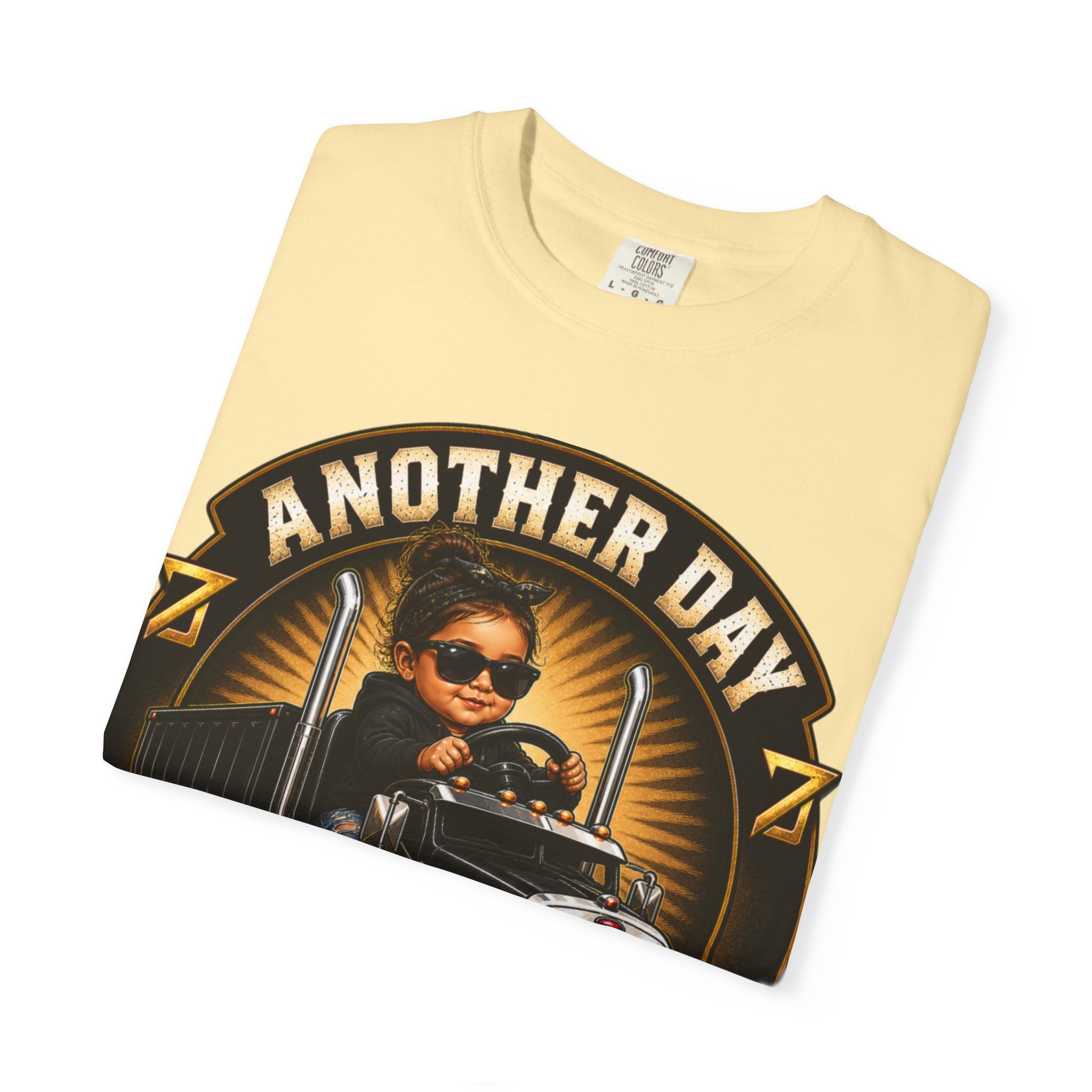 Another Day Another Mile trucker graphic T-shirt | Semi Truck Driver tee