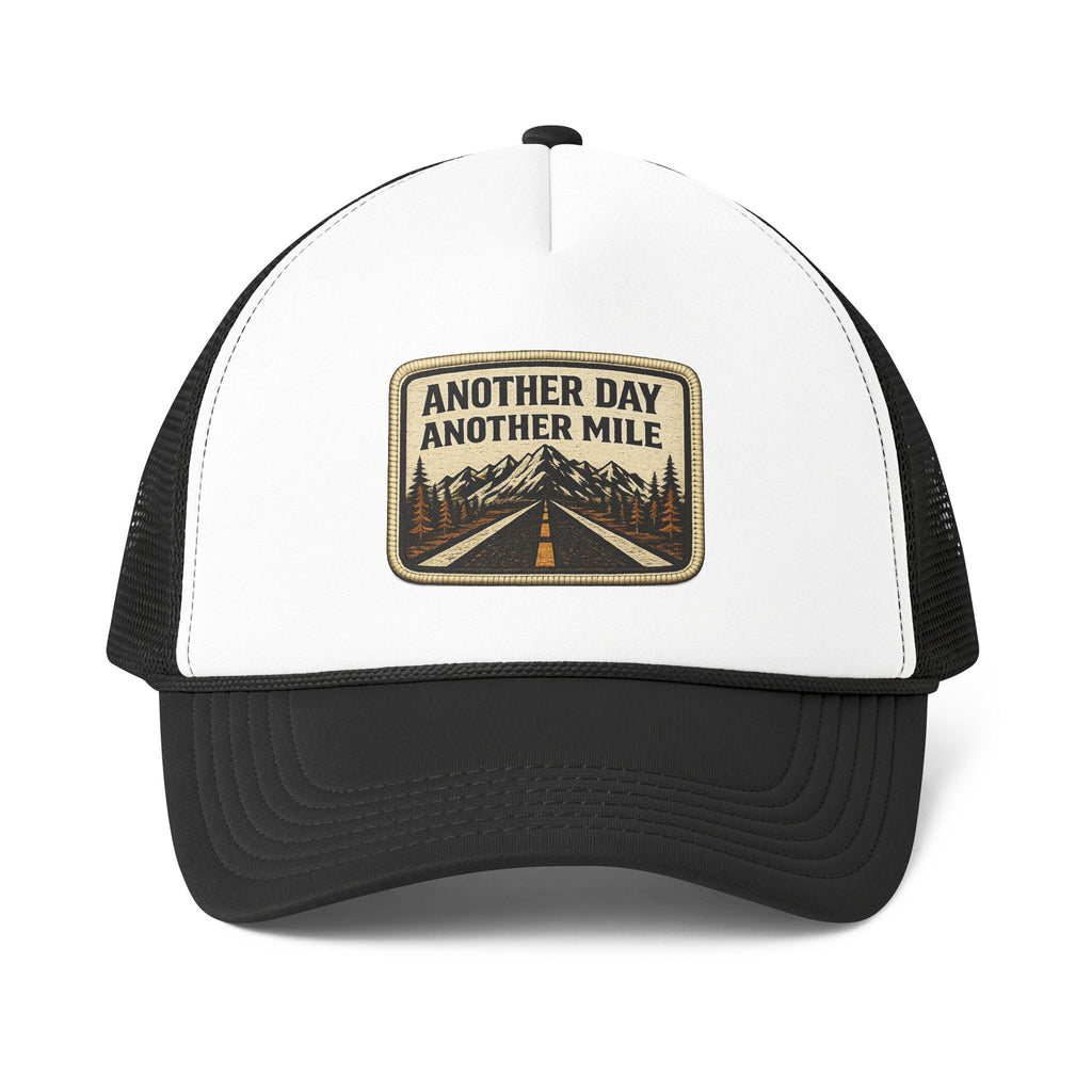 Another Day Another Mile Trucker Cap | Road Trip Adventure Patch hat